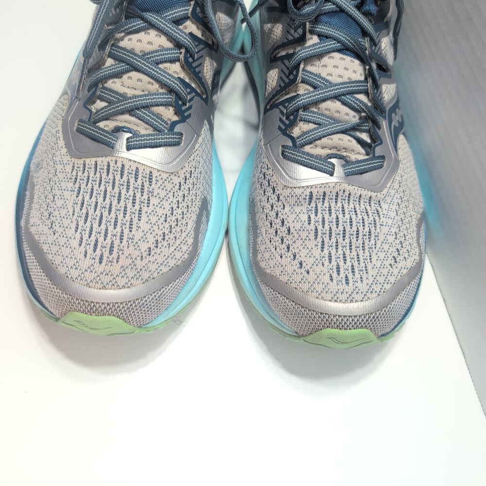 Saucony Omni Iso 2 Everun Running Ocean Blue Silver Shoes Women's 10 - Picture 2 of 8